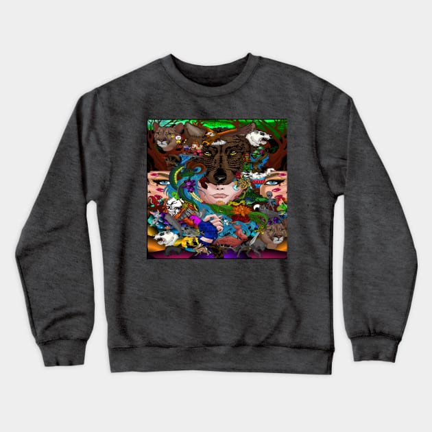 WyldWorld Crewneck Sweatshirt by lytebound